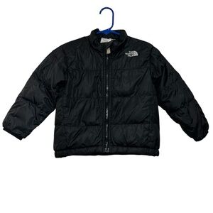 The North Face 550 Down Puffer Jacket Black Outdoors Full Zip Baby 18-24 Months